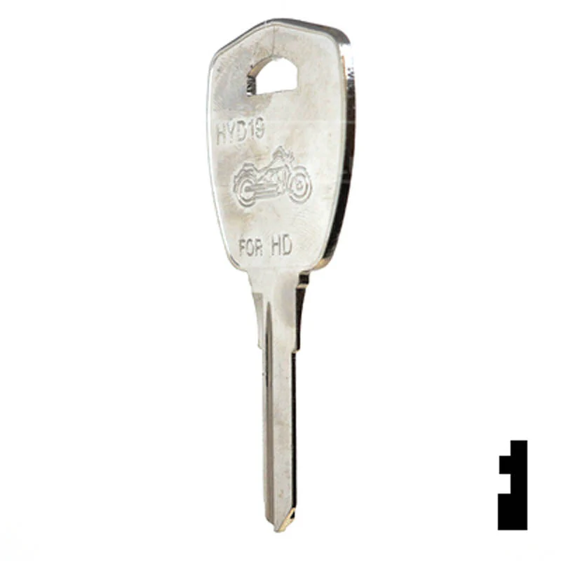 Uncut Key Blank | Harley Davidson | X286, HYD19 - Image 22