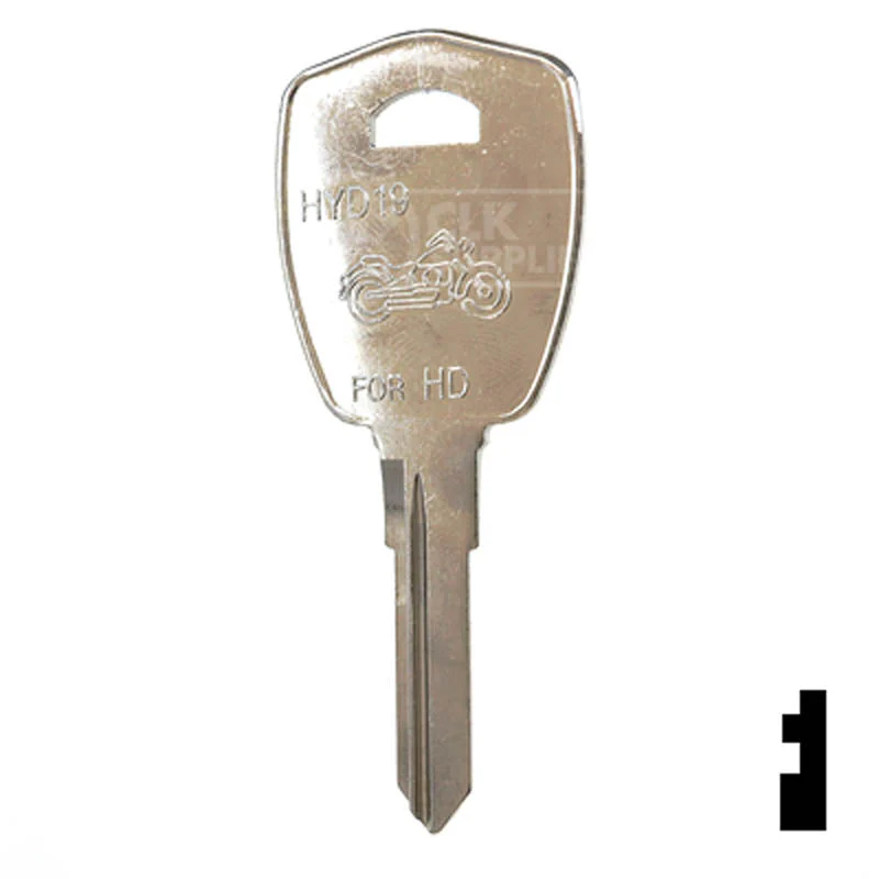 Uncut Key Blank | Harley Davidson | X286, HYD19 - Image 24