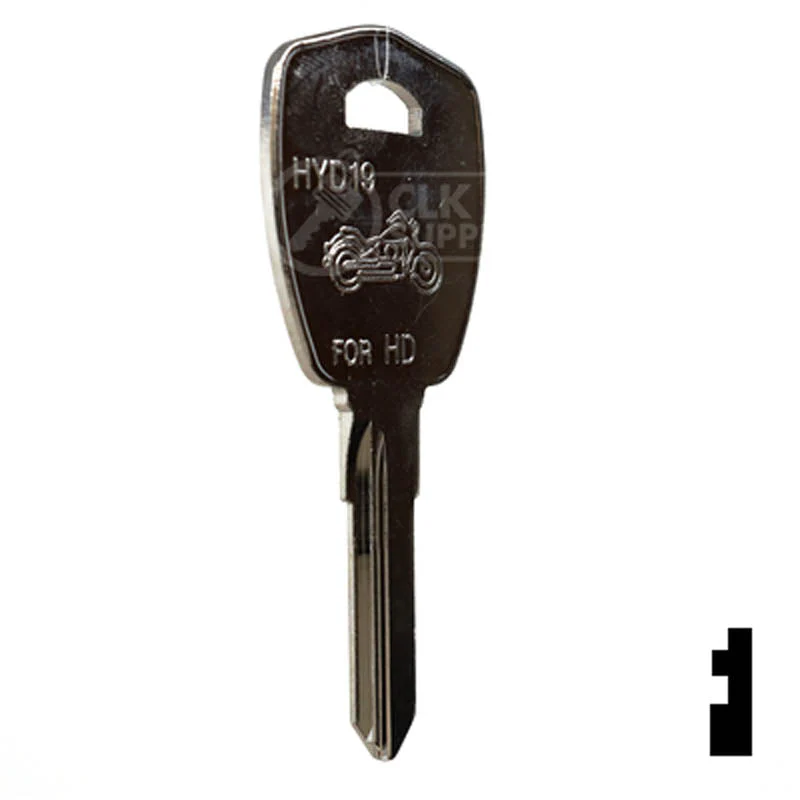 Uncut Key Blank | Harley Davidson | X286, HYD19 - Image 4