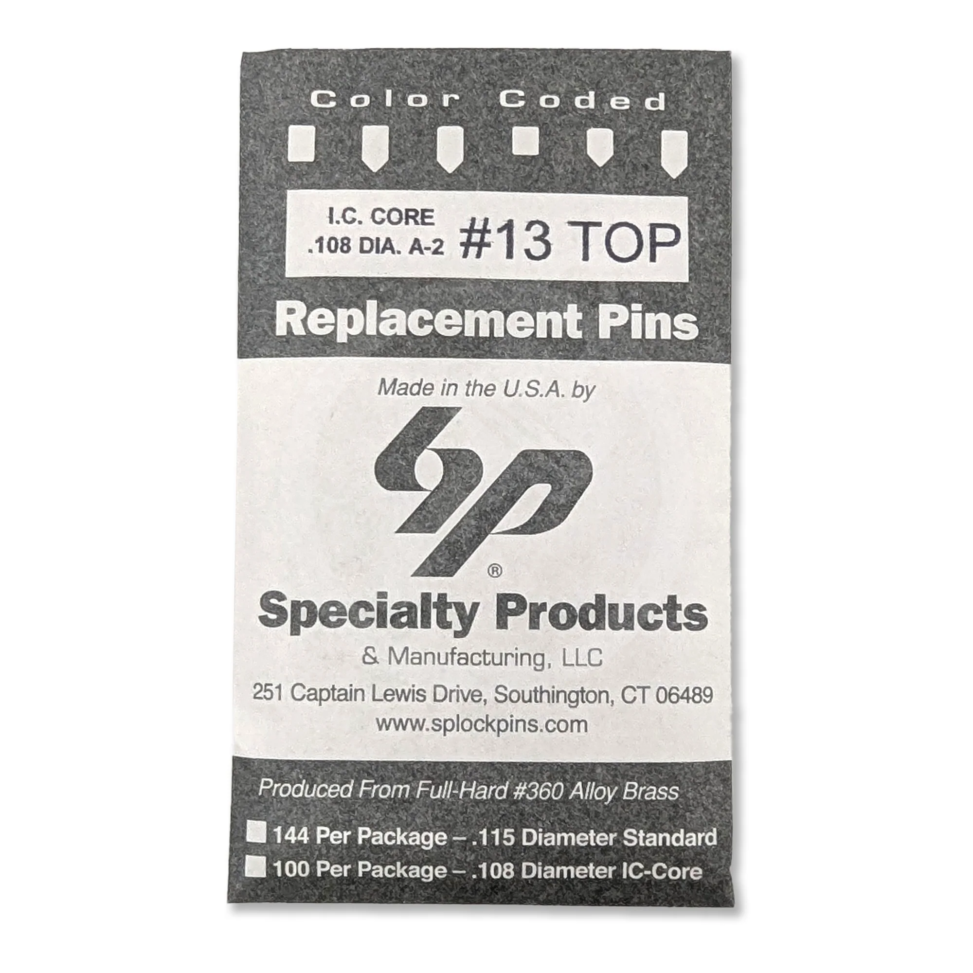 IC Core A2 #13 Master Pin 100PK