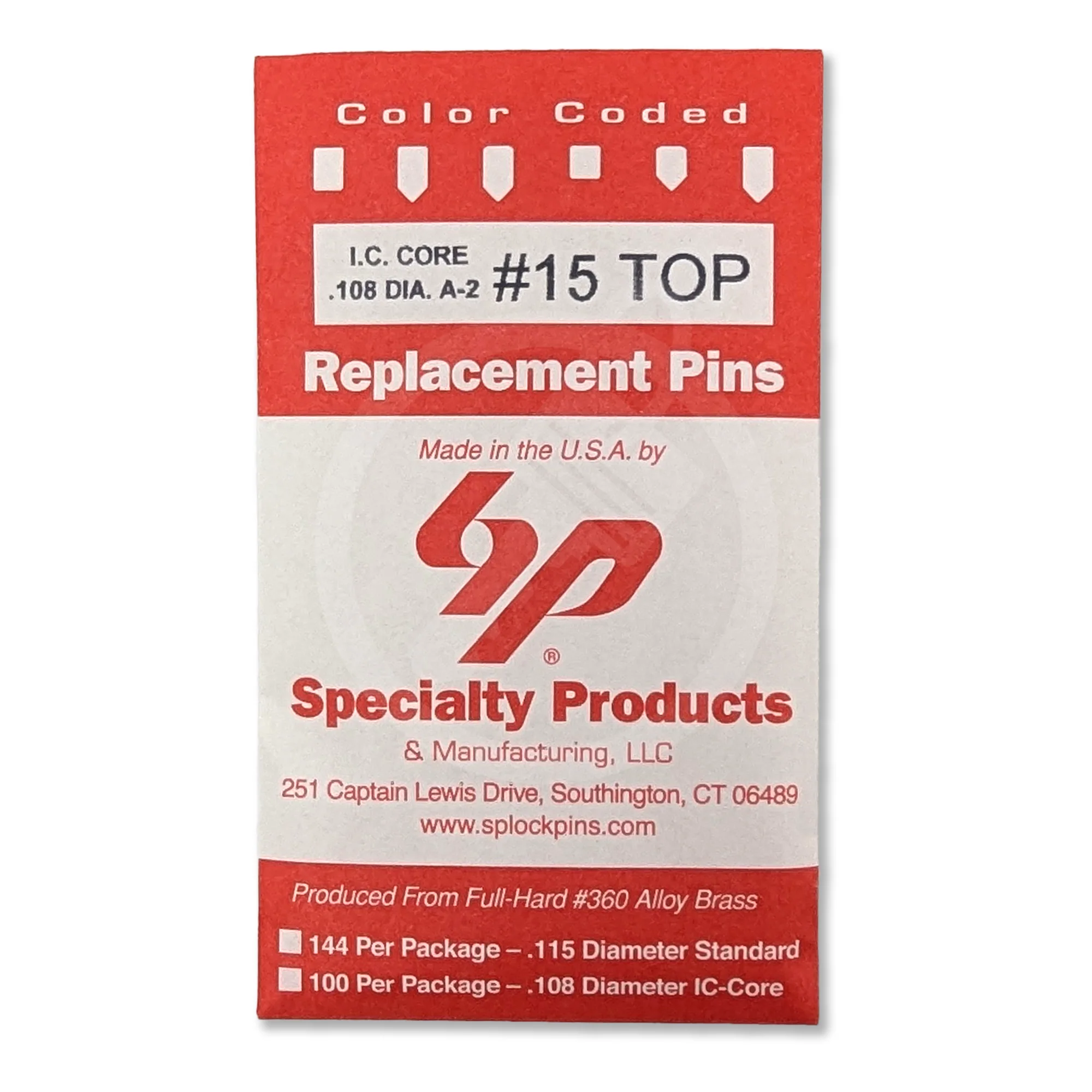 IC Core A2 #15 Master Pin 100PK