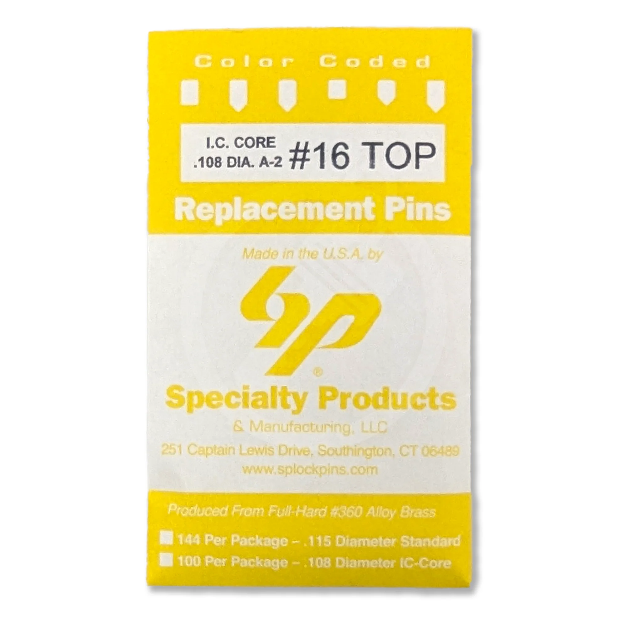 IC Core A2 #16 Master Pin 100PK