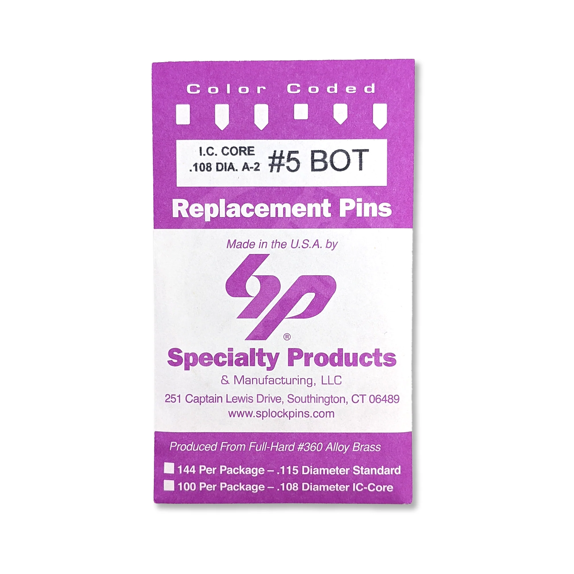 IC Core A2 #5 Bottom Pin 100PK