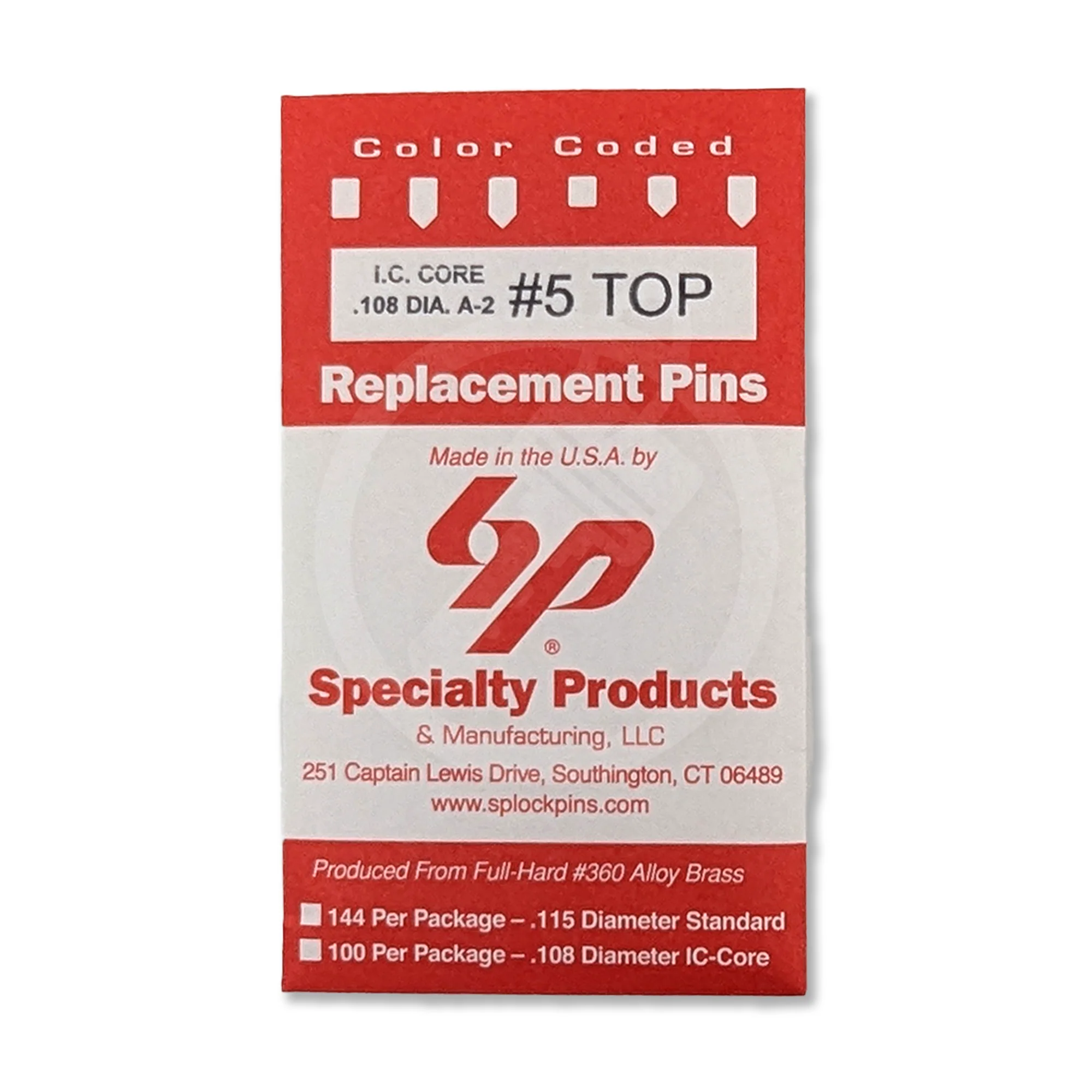 IC Core A2 #5 Master Pin 100PK