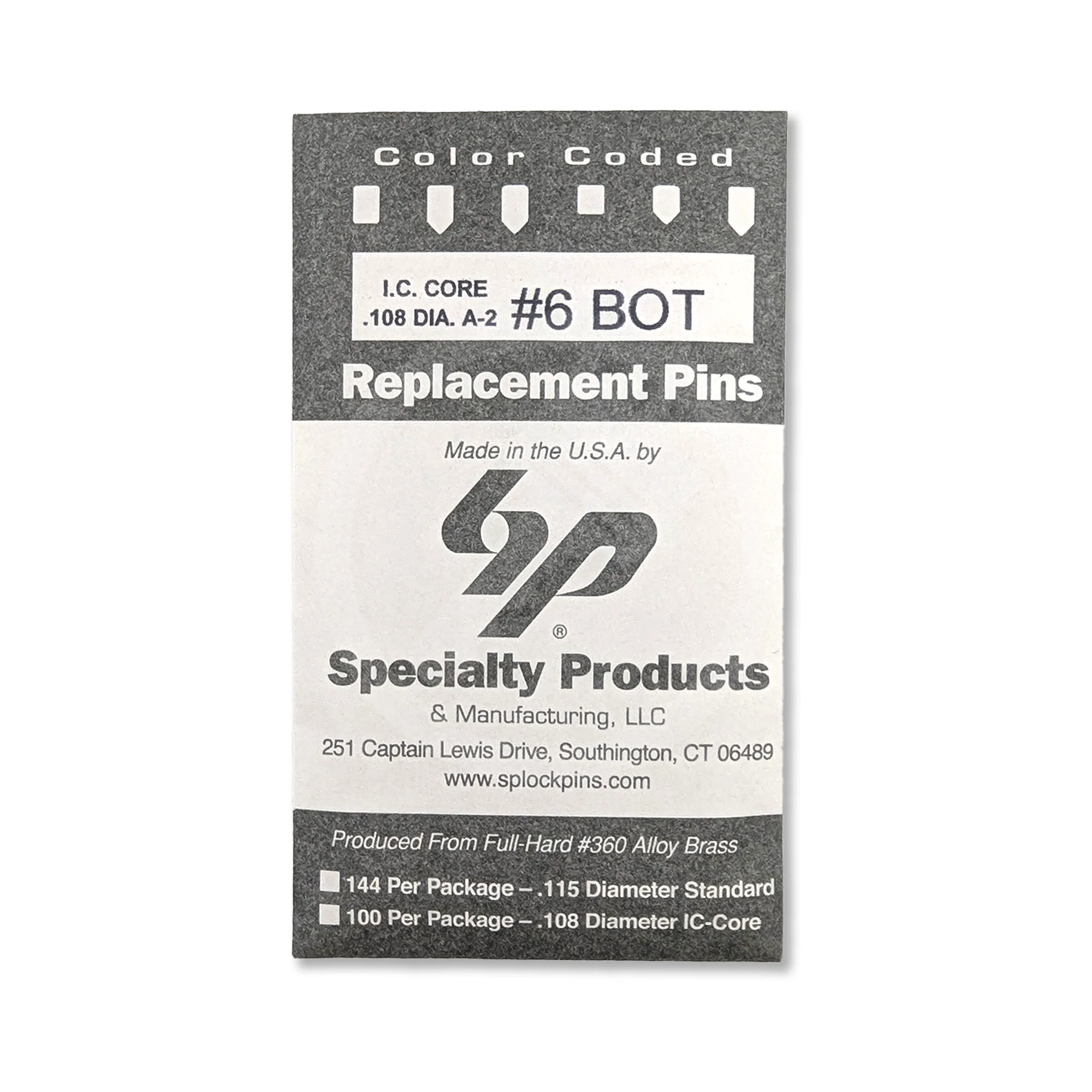 IC Core A2 #6 Bottom Pin 100PK