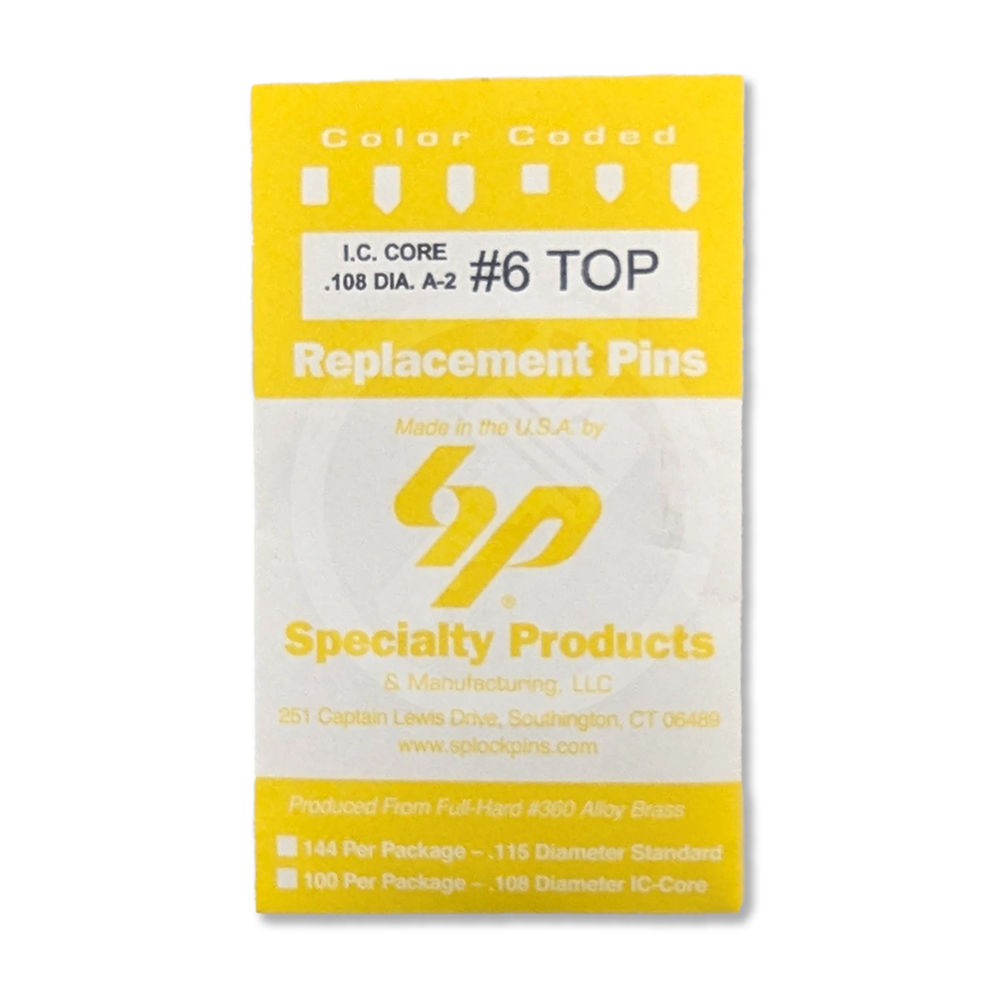 IC Core A2 #6 Master Pin 100PK