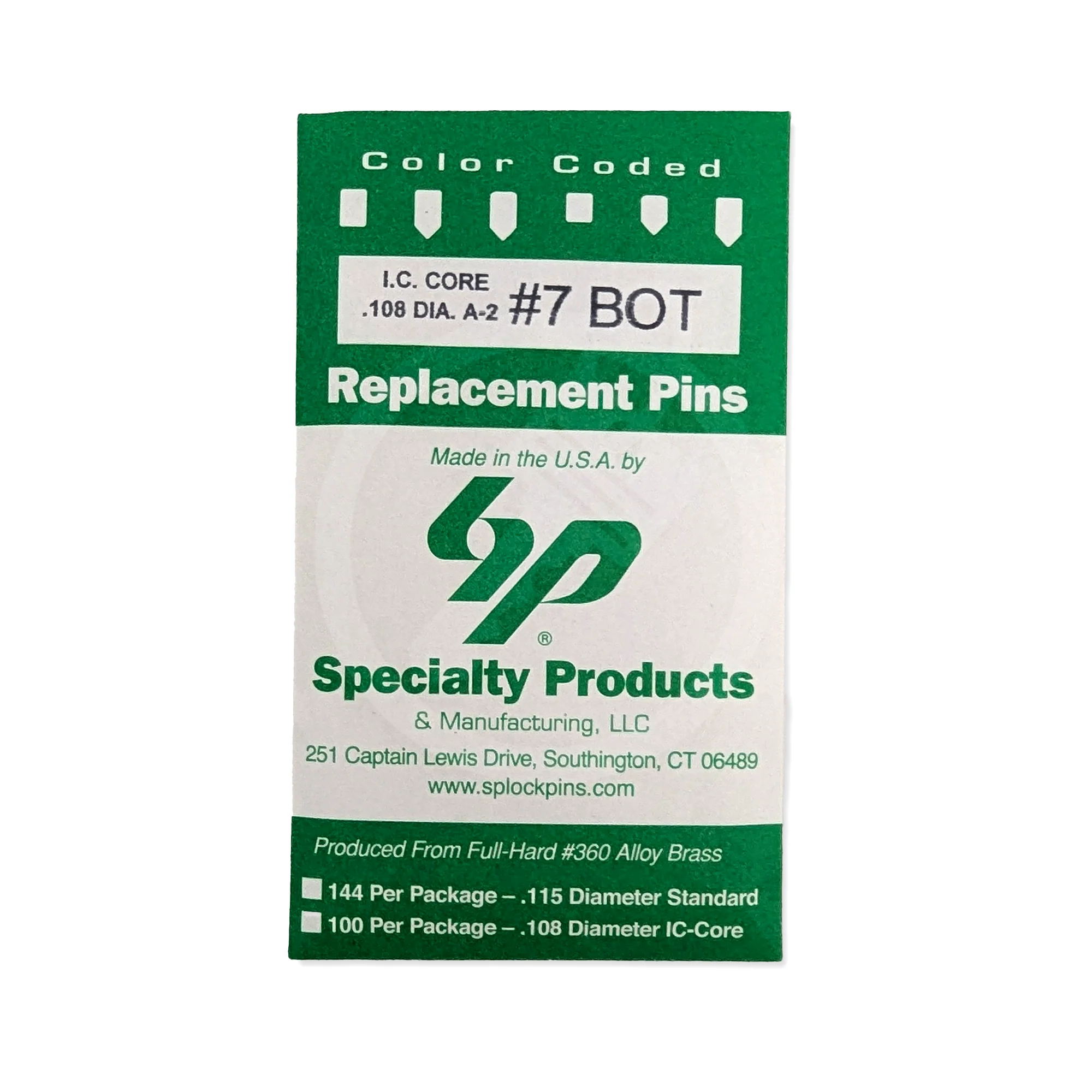 IC Core A2 #7 Bottom Pin 100PK
