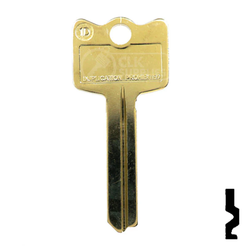 Uncut Key Blank | Arrow | 1D