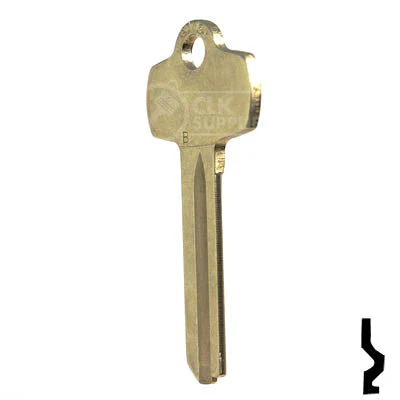 Uncut Key Blank | Best | 1A1B1, A1114B - Image 10