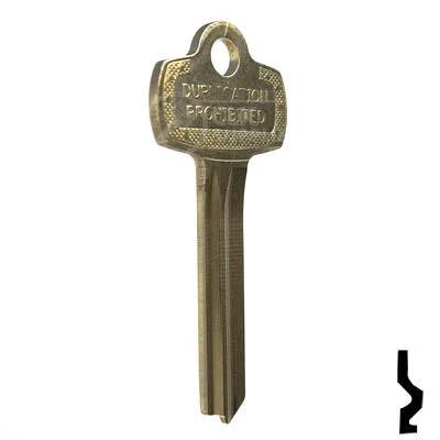 Uncut Key Blank | Best | 1A1B1, A1114B - Image 4