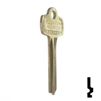 Uncut Key Blank | Best | 1A1E1, A1114E - Image 5