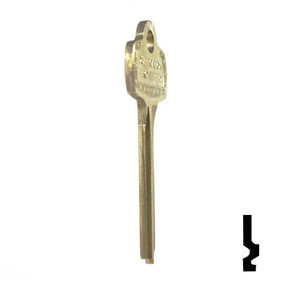 Uncut Key Blank | Best | 1A1E1, A1114E - Image 6