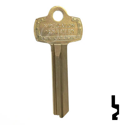 Uncut Key Blank | Best | 1A1H1, A1114H