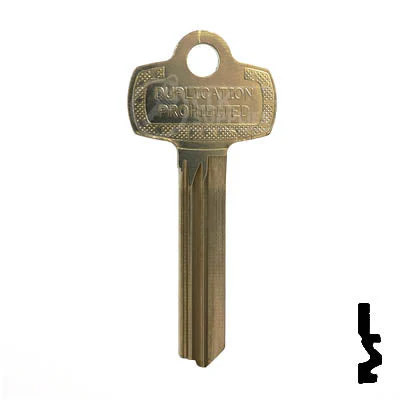 Uncut Key Blank | Best | 1A1K1, A1114K