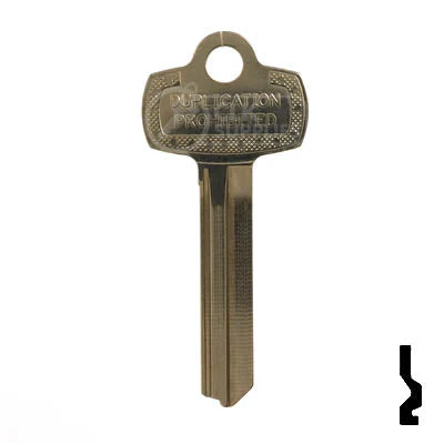 Uncut Key Blank | Best | 1A1Q1, A1114Q