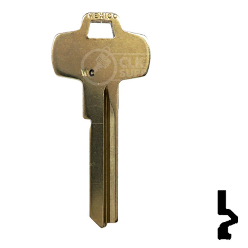 Uncut Key Blank | Best | 1A1WC1, A1114WC - Image 13