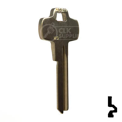 Uncut Key Blank | Best | 1A1WG1, A1114WG - Image 16
