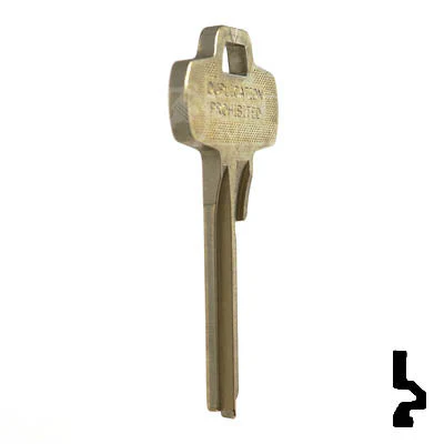 Uncut Key Blank | Best | 1A1WG1, A1114WG - Image 5