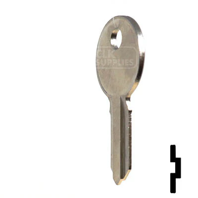 Uncut Key Blank | Illinois | IL1, 1041H - Image 8