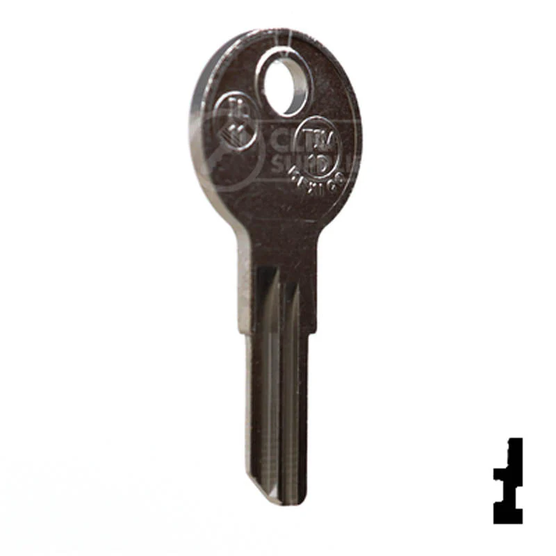 Uncut Key Blank | Illinois | IL11, 1043J - Image 16