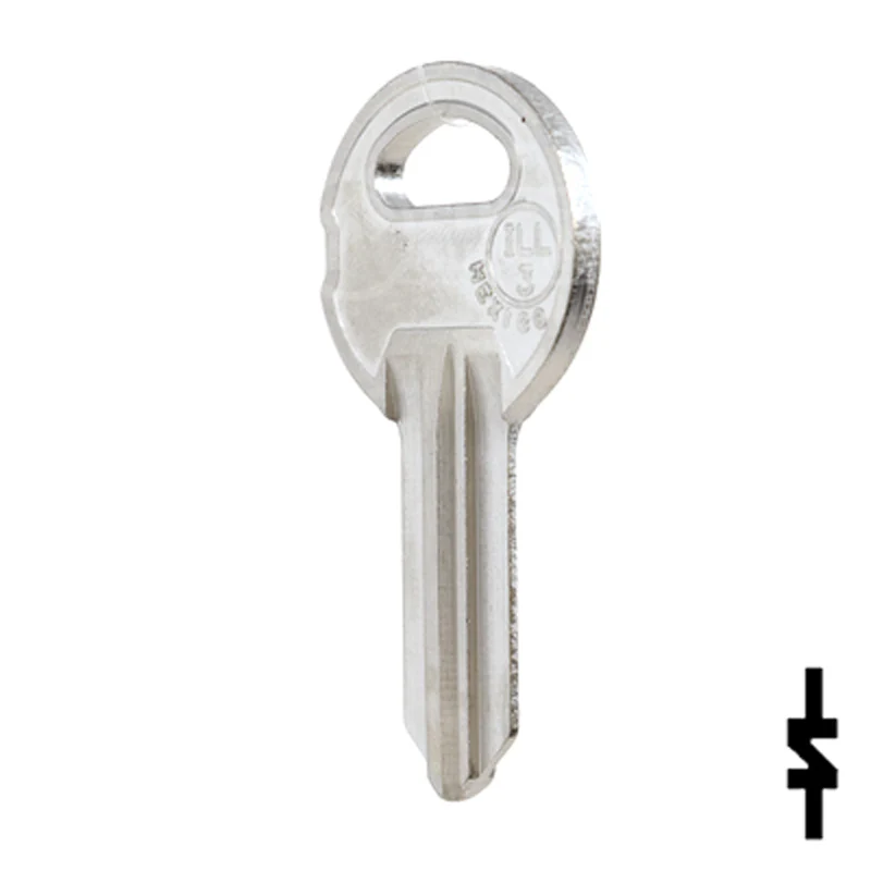 Uncut NP Key Blank | Illinois | ILL-3, S104Z - Image 10