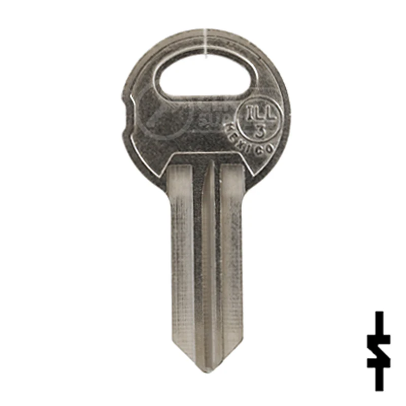 Uncut NP Key Blank | Illinois | ILL-3, S104Z - Image 13
