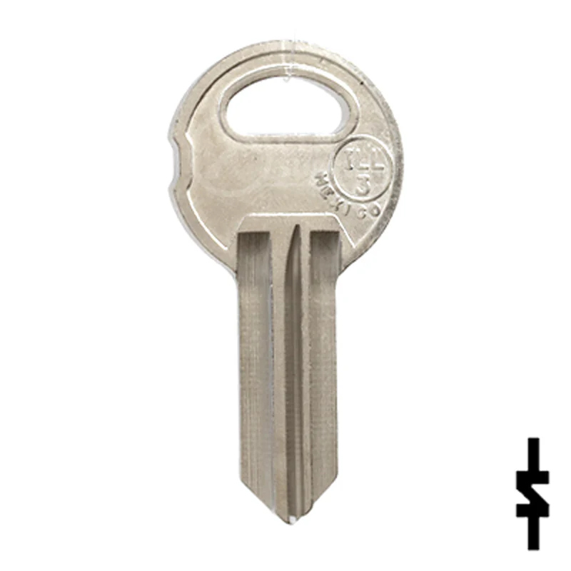 Uncut NP Key Blank | Illinois | ILL-3, S104Z - Image 14