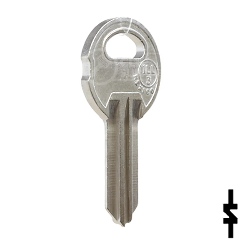 Uncut NP Key Blank | Illinois | ILL-3, S104Z - Image 16