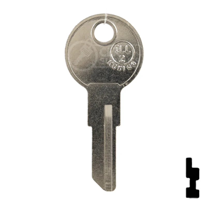 Uncut NP Key Blank | Illinois | ILL2, 1043C - Image 13