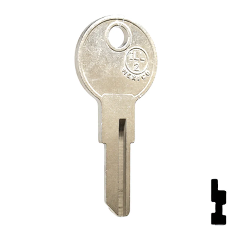 Uncut NP Key Blank | Illinois | ILL2, 1043C - Image 15