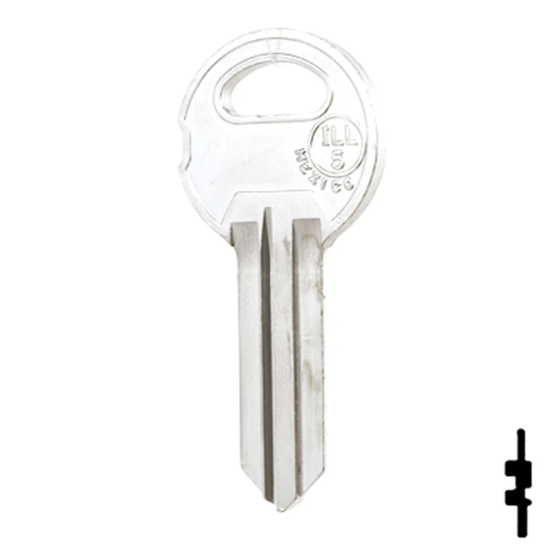 Uncut NP Key Blank | Illinois | ILL5, 1042A - Image 12