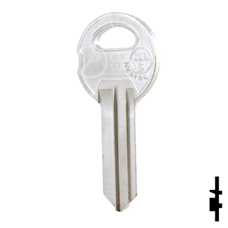 Uncut NP Key Blank | Illinois | ILL6, 1042B - Image 12
