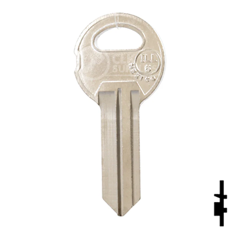 Uncut NP Key Blank | Illinois | ILL6, 1042B - Image 13