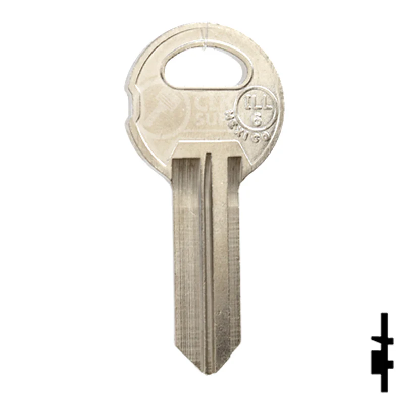 Uncut NP Key Blank | Illinois | ILL6, 1042B - Image 15