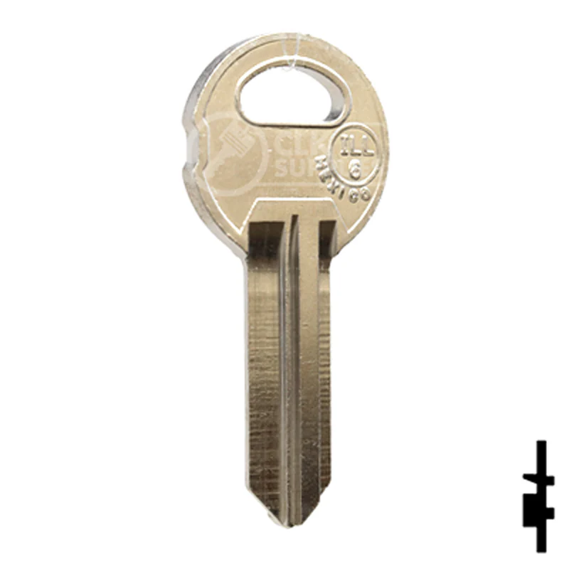 Uncut NP Key Blank | Illinois | ILL6, 1042B - Image 16