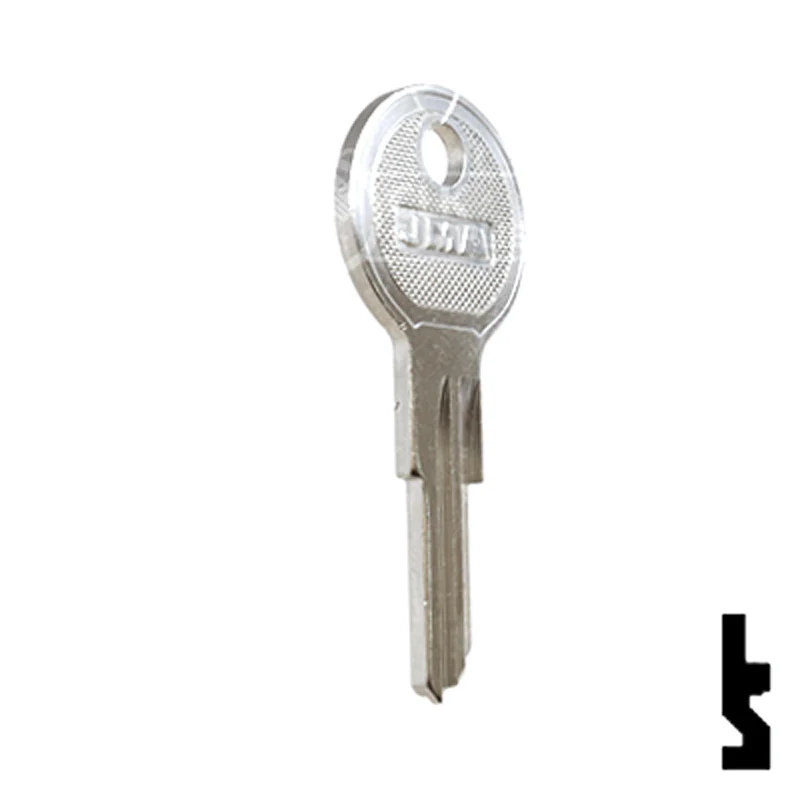 Uncut NP Key Blank | Illinois | ILL7, 1043D - Image 4