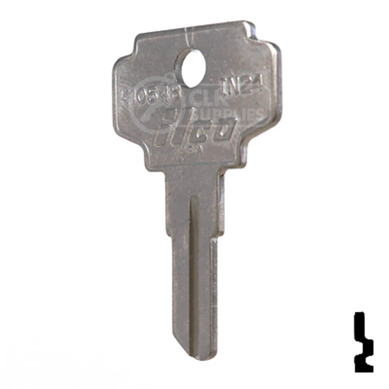 Uncut Key Blank | Bargman | IN24, K1054B - Image 22