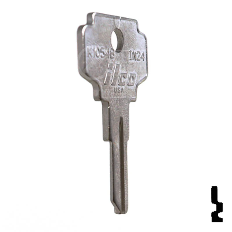 Uncut Key Blank | Bargman | IN24, K1054B - Image 4
