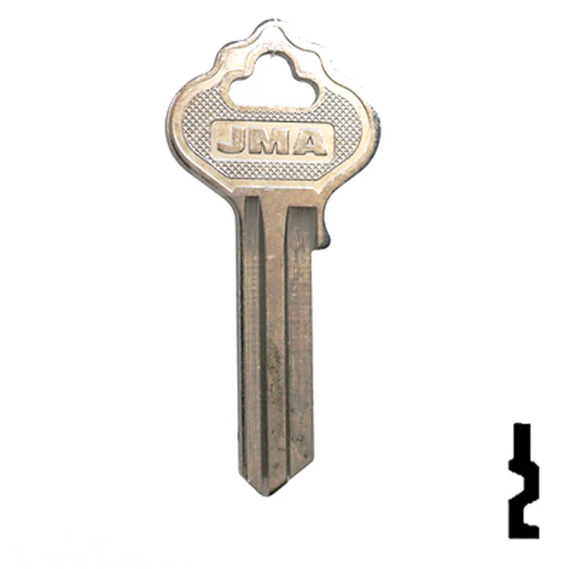 Uncut Key Blank | Independent | IN28, 1054FN - Image 2
