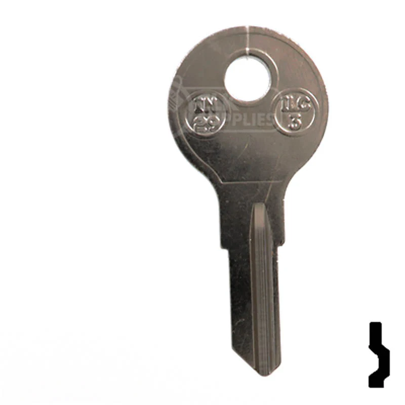 IN29, 1054UN Ilco Lock Key - Image 13