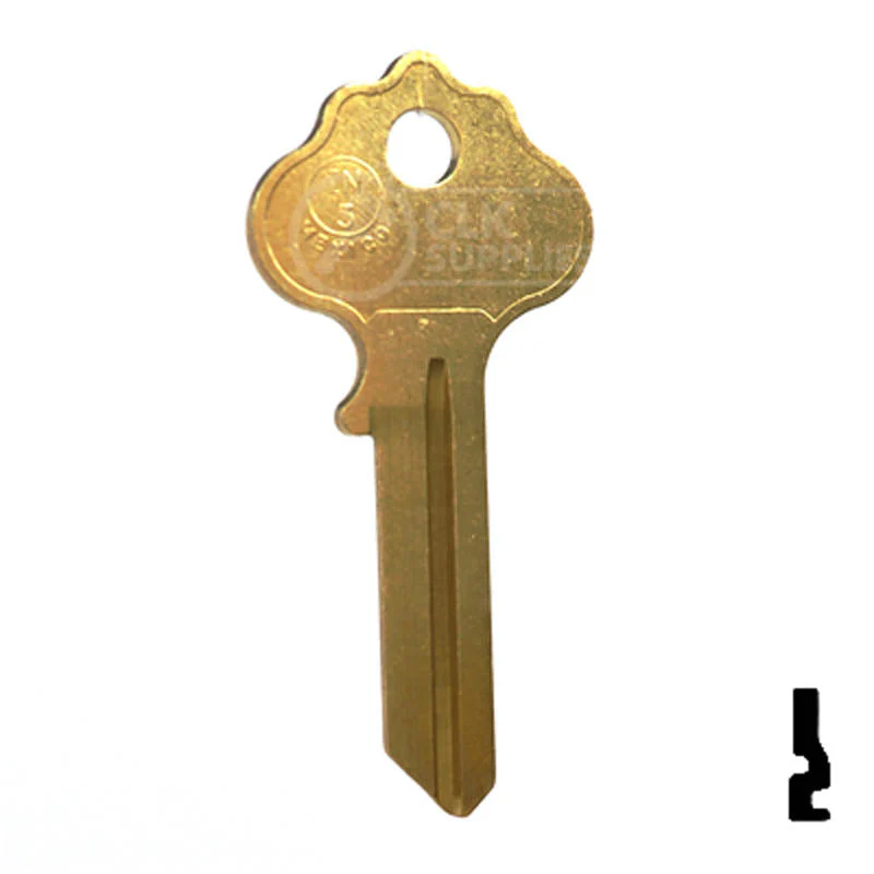 Uncut Key Blank | Independent | IN3, X1054K - Image 2