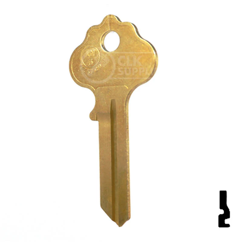 Uncut Key Blank | Independent | IN3, X1054K - Image 23