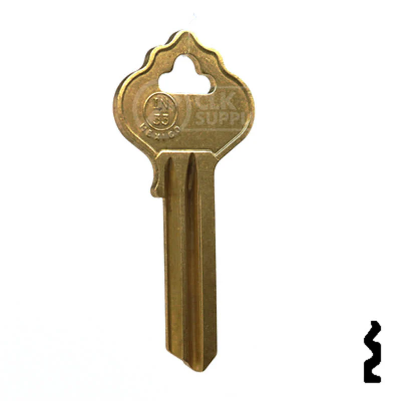 Uncut Key Blank | Independent | IN33, 1054MT - Image 3