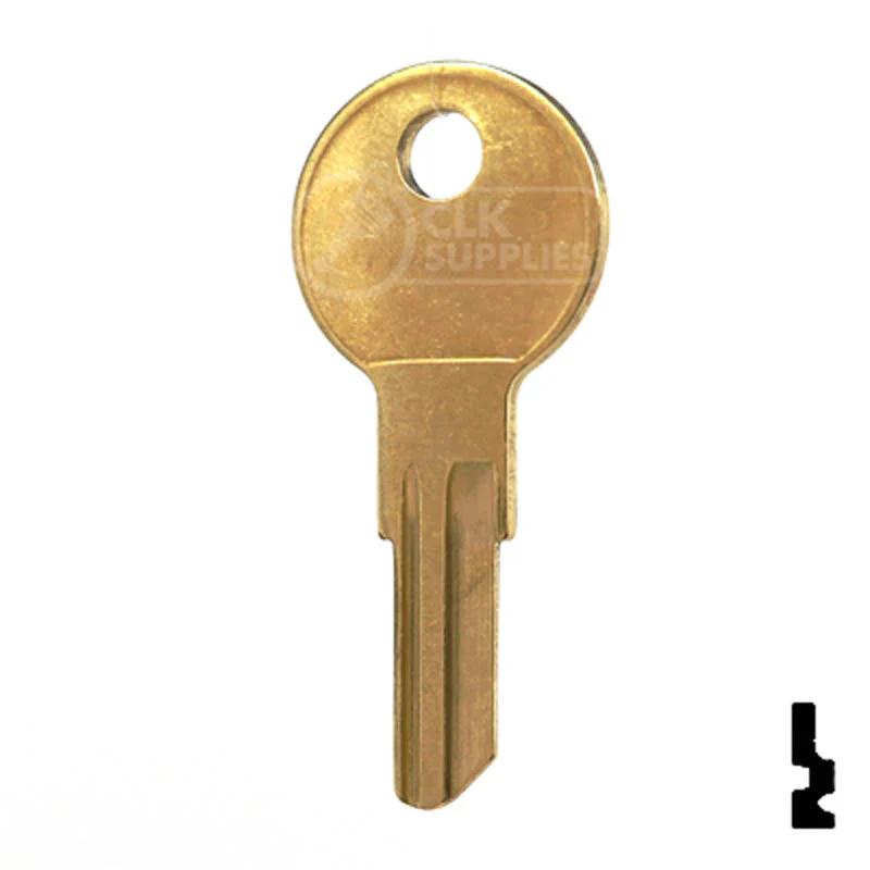 Uncut Key Blank | Jofco, Hudson, Kimball | IN8, L1054B - Image 11