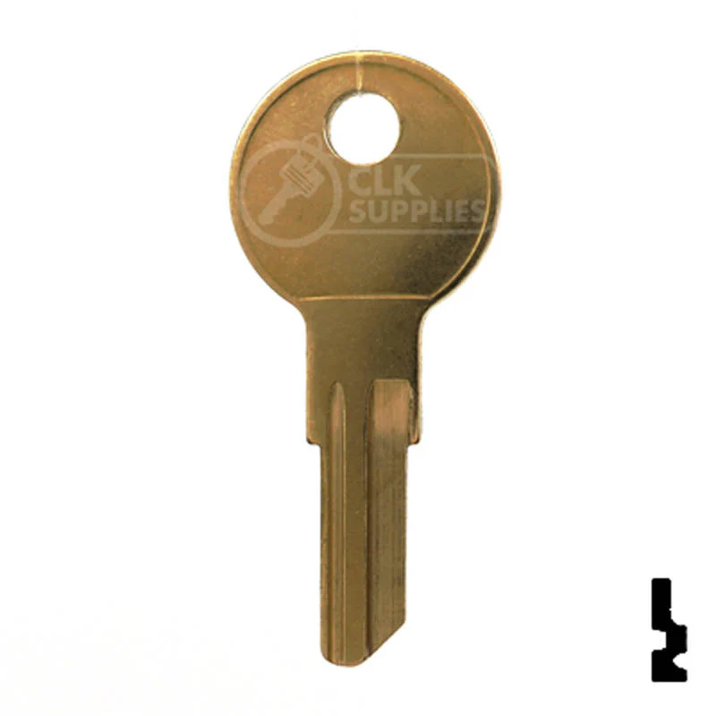 Uncut Key Blank | Jofco, Hudson, Kimball | IN8, L1054B - Image 12