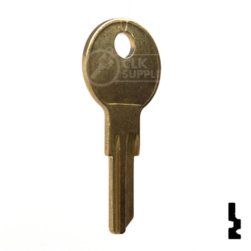 Uncut Key Blank | Jofco, Hudson, Kimball | IN8, L1054B - Image 15