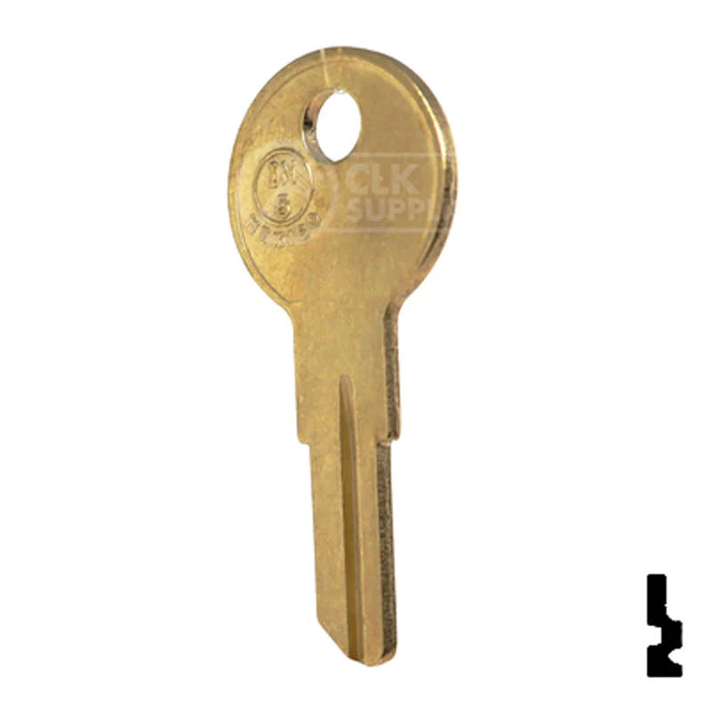 Uncut Key Blank | Jofco, Hudson, Kimball | IN8, L1054B - Image 22