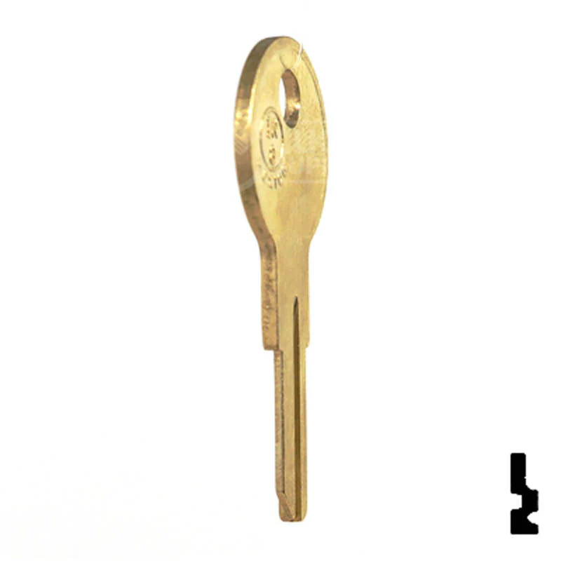 Uncut Key Blank | Jofco, Hudson, Kimball | IN8, L1054B - Image 5