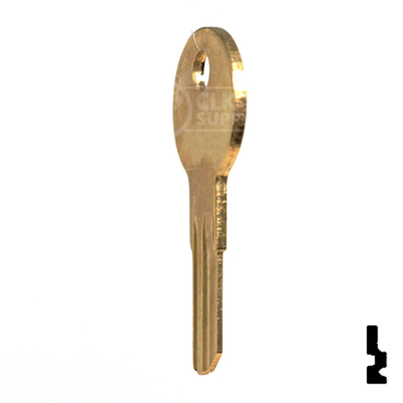 Uncut Key Blank | Jofco, Hudson, Kimball | IN8, L1054B - Image 8