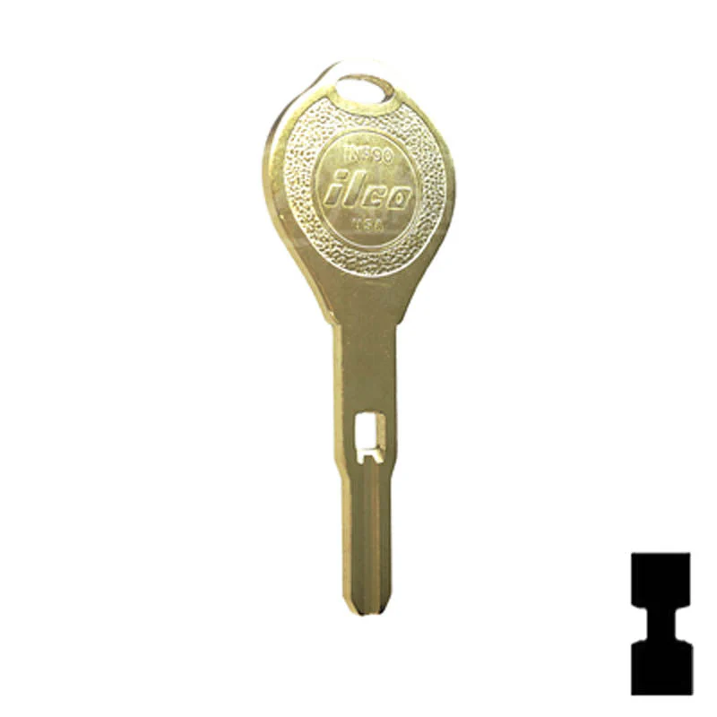 Uncut Key Blank | Nissan | Infiniti | INF90 High Security - Image 3
